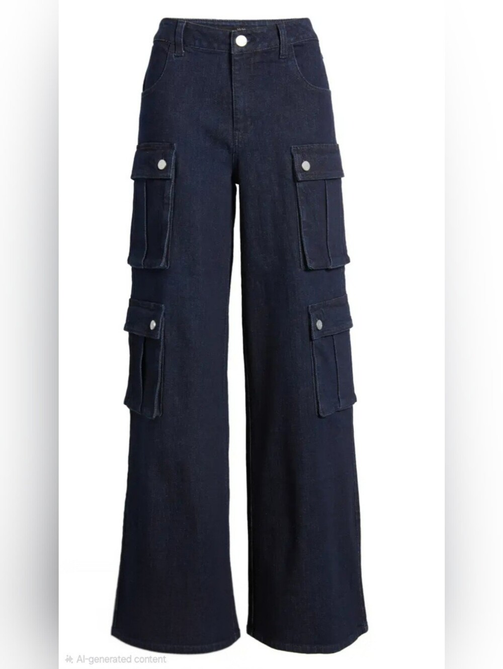 Slim Wide Leg Cargo
